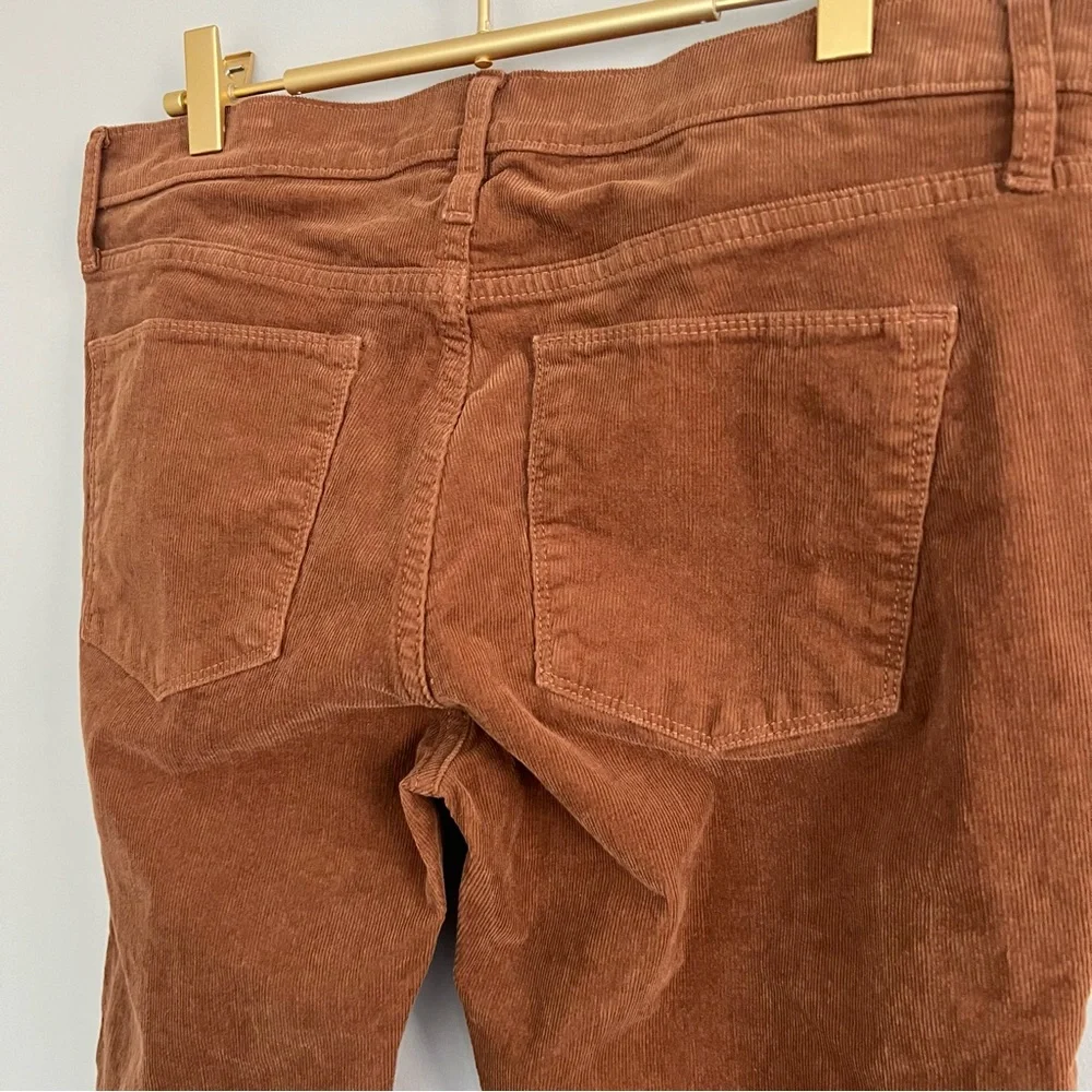 Gap True Skinny Corduroy Pants with Stretch in Worker Brown 30 10 - Picture 6 of 9